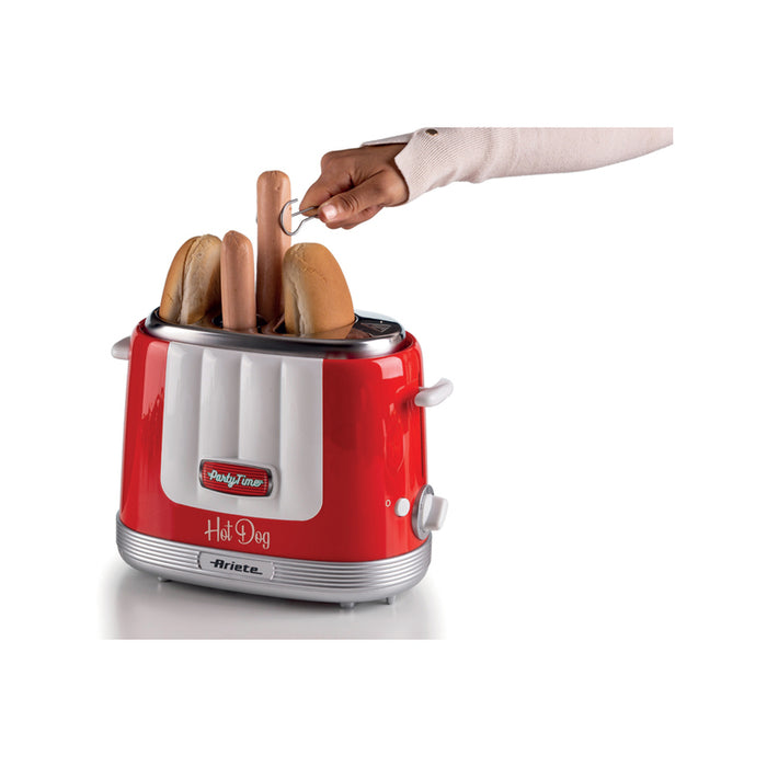 УРЕД ЗА ХОТ-ДОГ ARIETE PARTY TIME ROSSO ЧЕРВЕН, 650 W