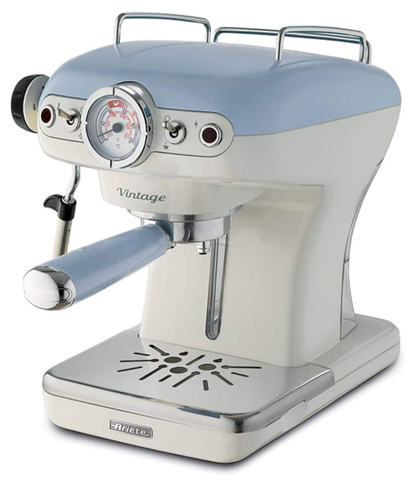 Еспресо машина Ariete - Vintage 1389, 15 бара, 900W, синя