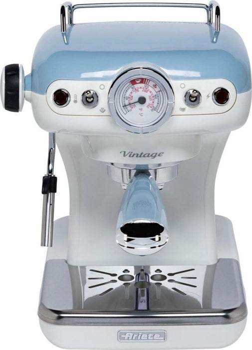 Еспресо машина Ariete - Vintage 1389, 15 бара, 900W, синя