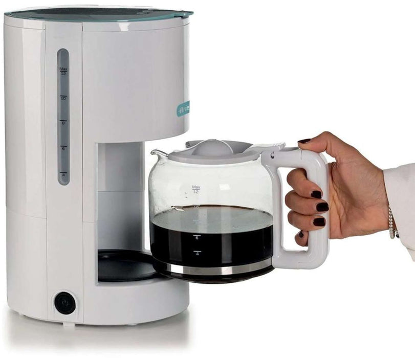 Филтърна кафемашина Ariete - Breakfast 1394, 900W, 12 чаши, бяла