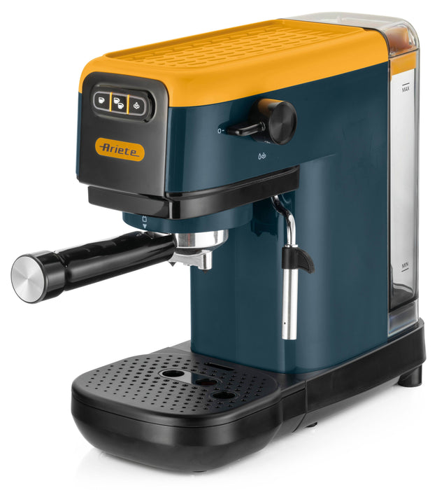 Ръчна еспресо машина Ariete - 1399, 15 bar, 1.1 l, Mango Yellow