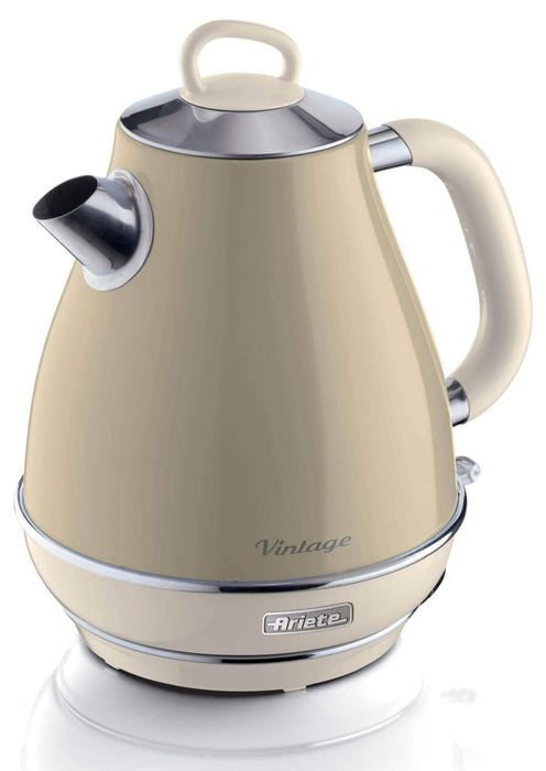 Електрическа кана Ariete - Vintageq, 2000W, 1.7 l, бежова