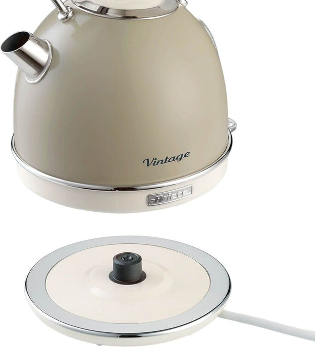 Електрическа кана Ariete - Vintage 2877, 1.7 l, 2000W, бежова