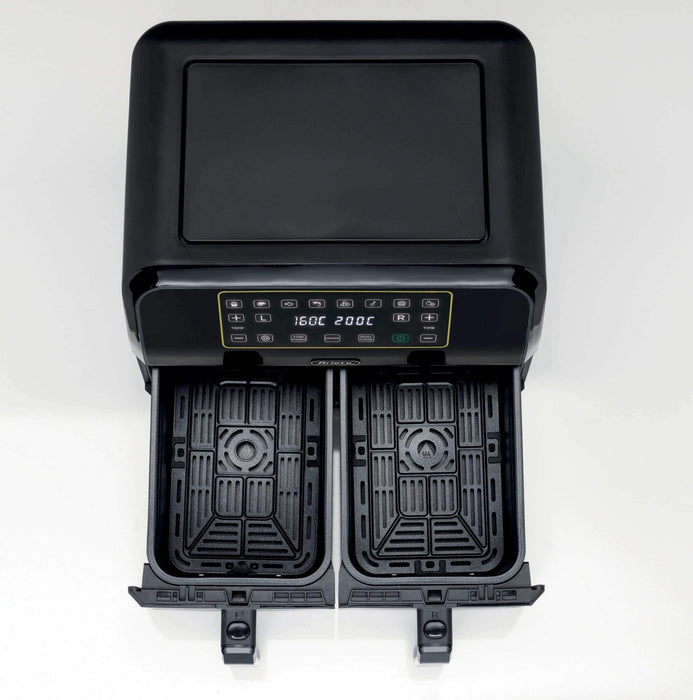 Фритюрник с горещ въздух Ariete - Airy Fryer Dual 4623, 1700W, 8 l, черен