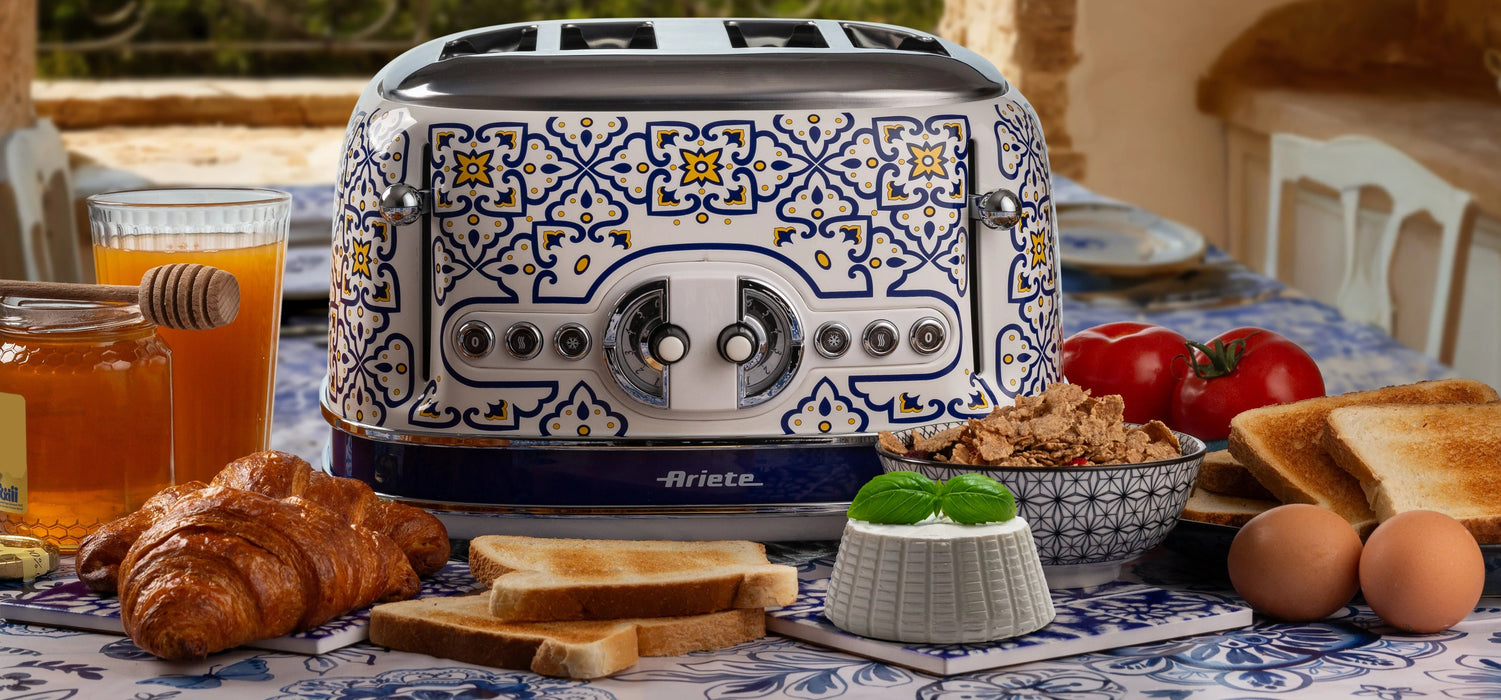 Тостер Ariete - Vintage 0156, 1630W, 6 степени, Capri