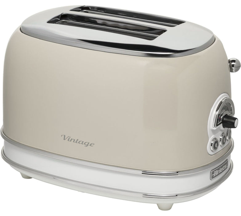 Тостер Ariete - Vintage 0155, 810W, 6 степени, бежов