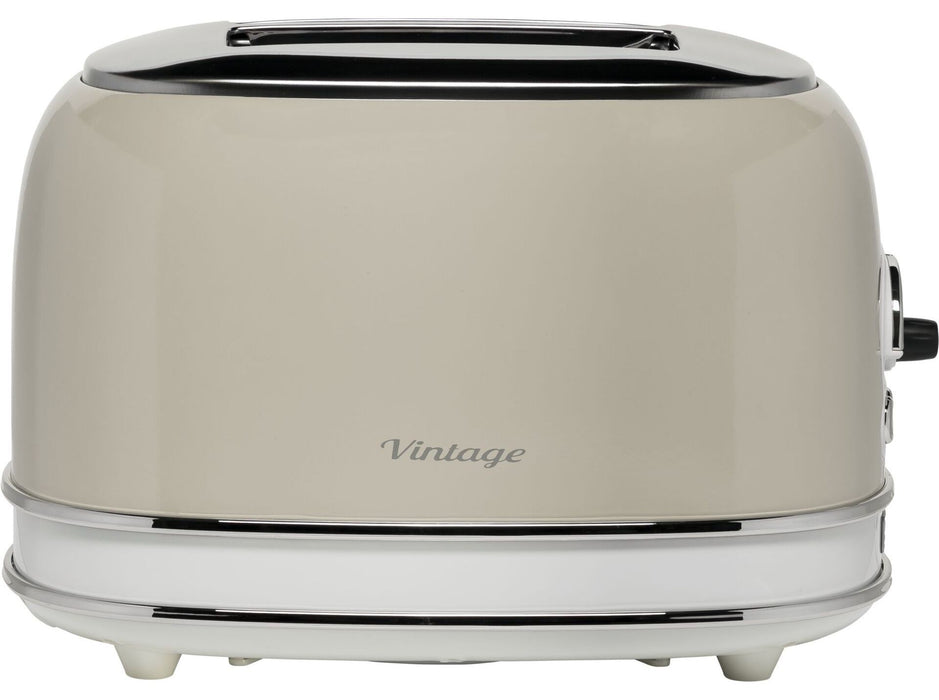 Тостер Ariete - Vintage 0155, 810W, 6 степени, бежов