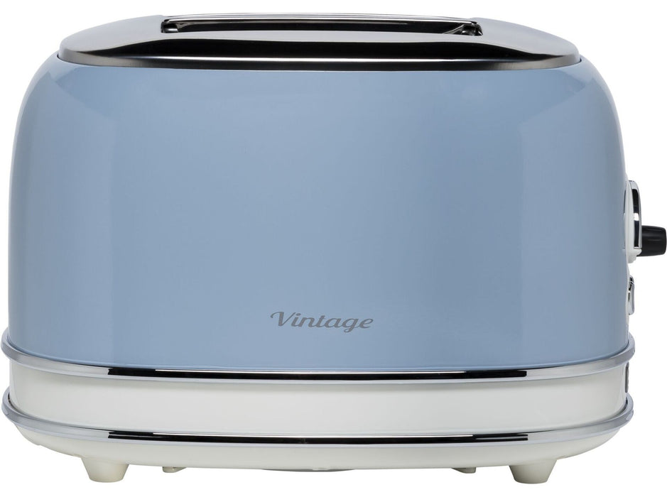 Тостер Ariete - Vintage 0155, 810W, 6 степени, светлосин
