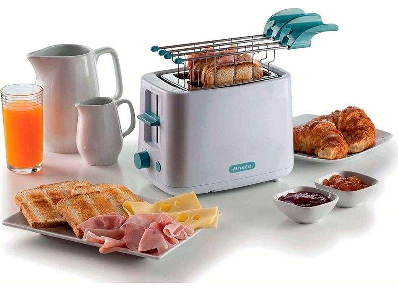 Тостер Ariete - Breakfast, 760W, 7 степени, бял