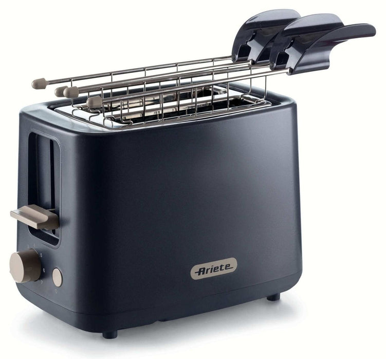 Тостер Ariete - Breakfast, 760W, 2 филии, 7 степени, тъмносив