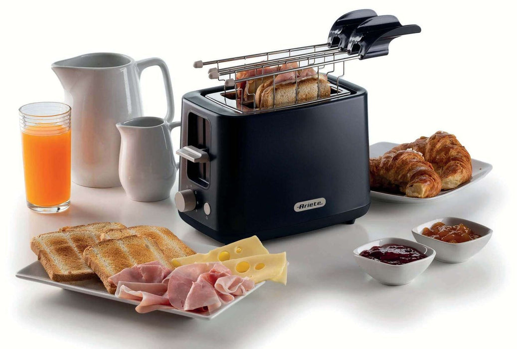 Тостер Ariete - Breakfast, 760W, 2 филии, 7 степени, тъмносив