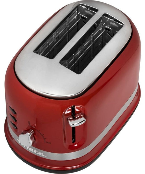 Тостер Ariete - Moderna, 149, 815W, 6 степени, червен