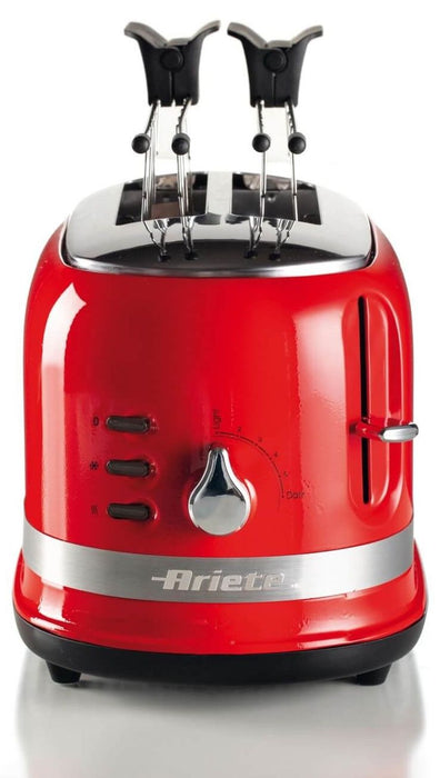 Тостер Ariete - Moderna, 149, 815W, 6 степени, червен