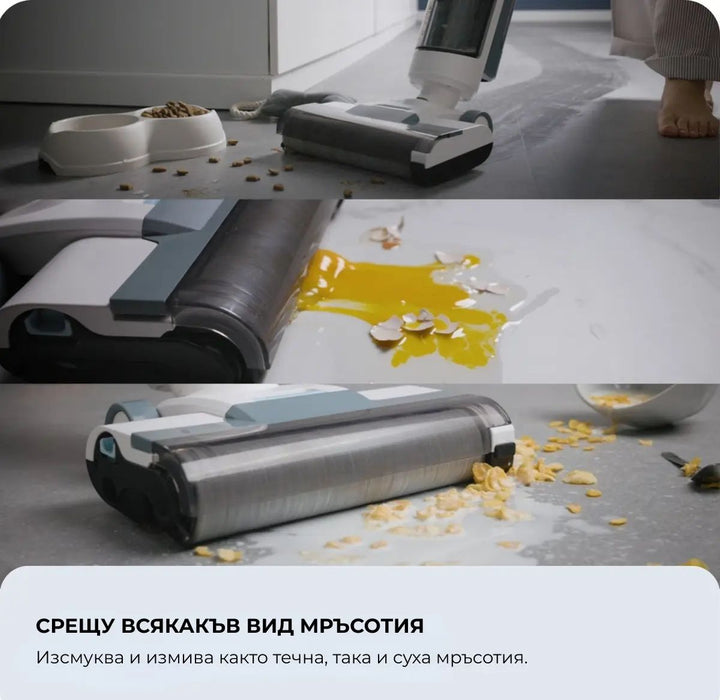 Вертикална прахосмукачка Ariete - Aqua Force Wash & Vacuum 2483, HEPA, бяла
