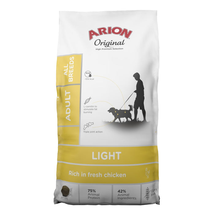 ARION Original Light - суха храна за кучета - 12 кг