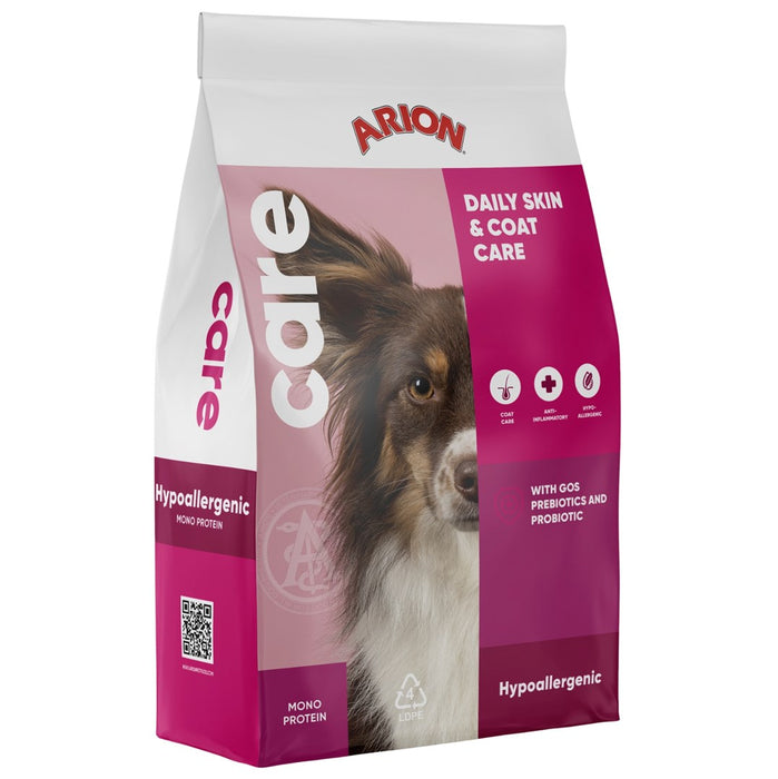 ARION Care Hypoallergenic Daily Skin & Coat - суха храна за кучета - 12 кг