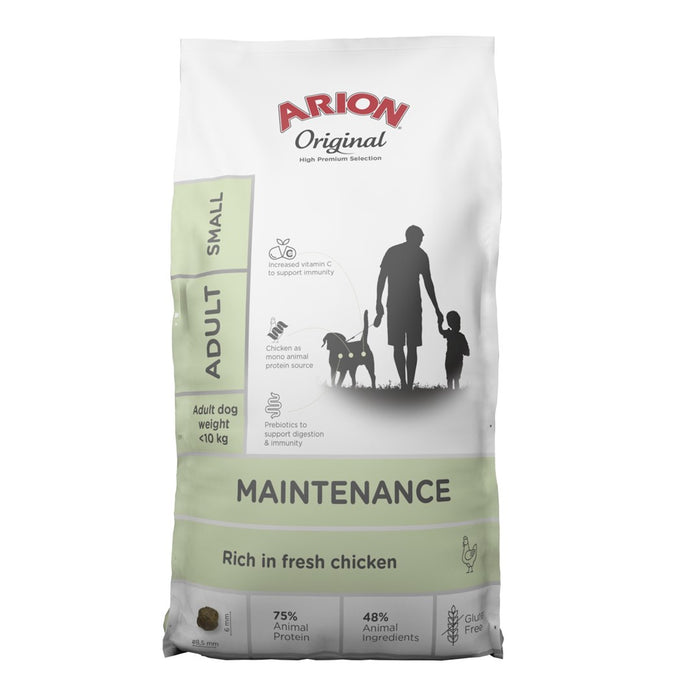 ARION Original Small Maintenance Chicken - суха храна за кучета - 7 кг
