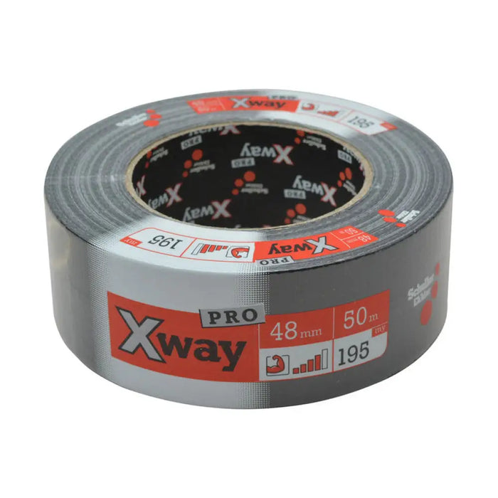 АРМИРАНА ЛЕНТА DUCT TAPE 48MMХ50M ЧЕРНА SCHULLER X-WAY PRO