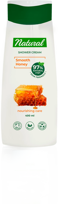 Душ крем Natural с аромат на мед, 400 ml
