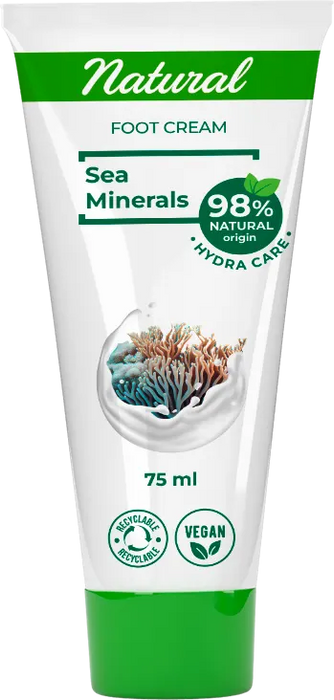 Крем за крака Natural Sea minerals, 75 ml
