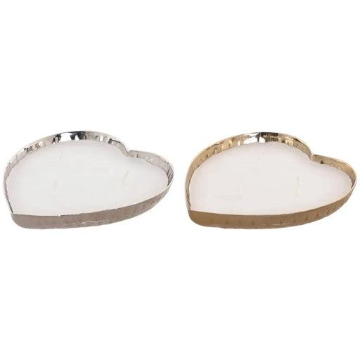 Ароматизирана Свещ Home ESPRIT Модерен Сърце 320 g (2 броя)