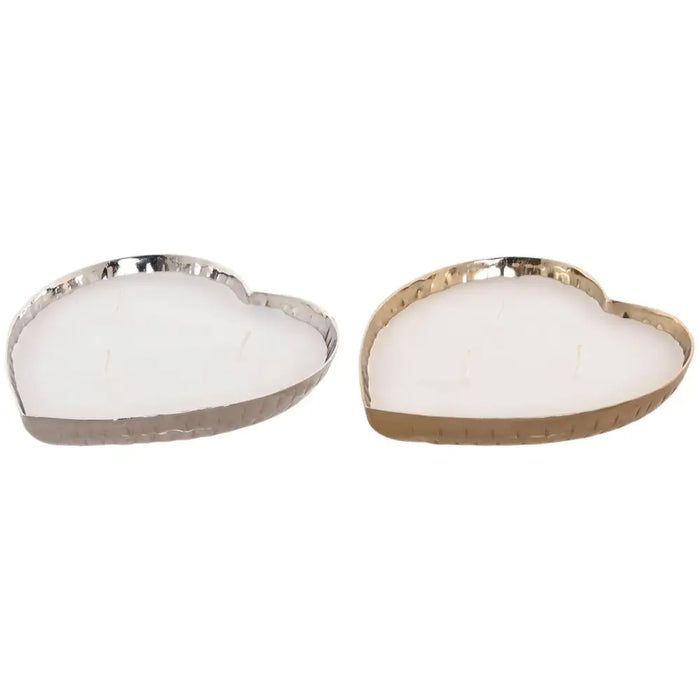 Ароматизирана Свещ Home ESPRIT Модерен Сърце 320 g (2 броя)