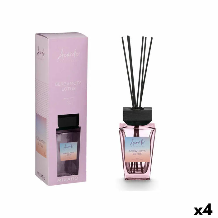 Ароматизирани Пръчици Acorde BERGAMOTS LOTUS 1 L (4 броя)