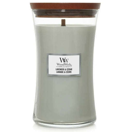 Ароматизирана Свещ Woodwick Core Large Lavender & Cedar 609