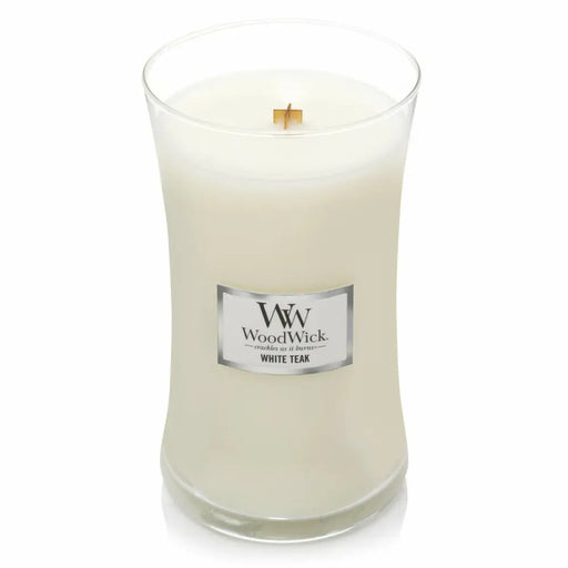 Ароматизирана Свещ Woodwick Core Large White Teak 609 g