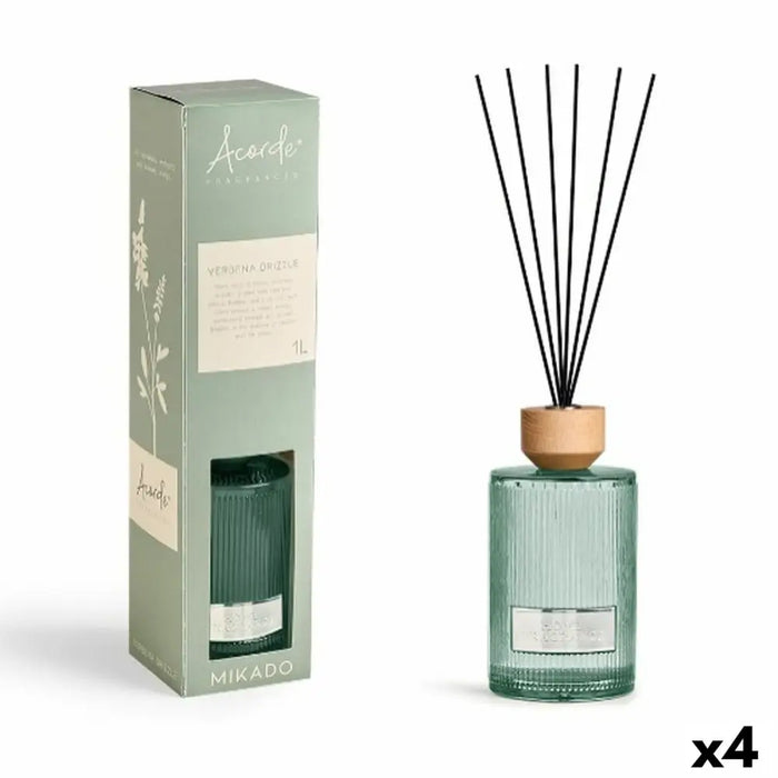 Ароматизирани Пръчици Acorde VERBENA DRIZZLE 1 L (4 броя)