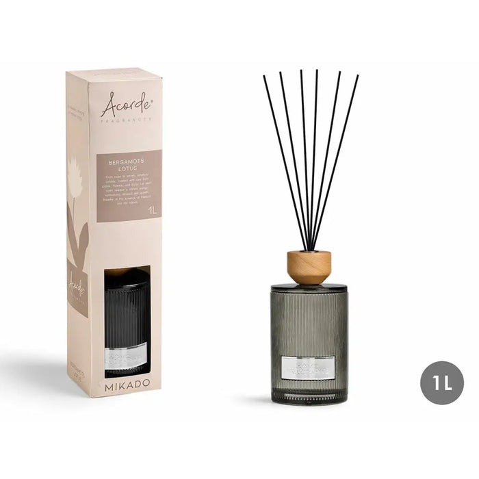 Ароматизирани Пръчици Acorde BERGAMOTS LOTUS 1 L (4 броя)