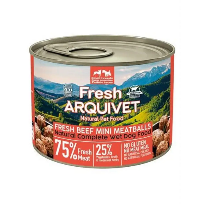 ARQUIVET Fresh Beef Mini Meatballs - мокра храна за кучета