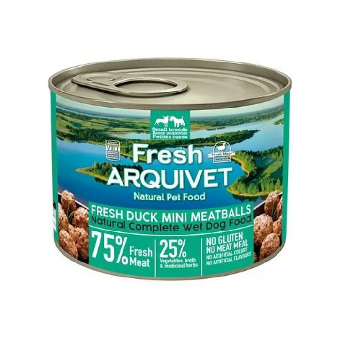 ARQUIVET Fresh Duck Mini Meatballs - мокра храна за кучета