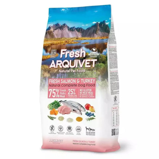 ARQUIVET Fresh Salmon с пуешко - полувлажна храна за кучета