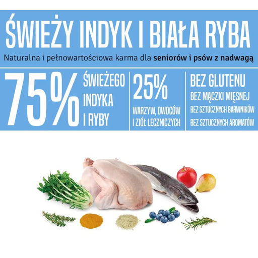 ARQUIVET Fresh Senior & Light Turkey and Fish - полувлажна