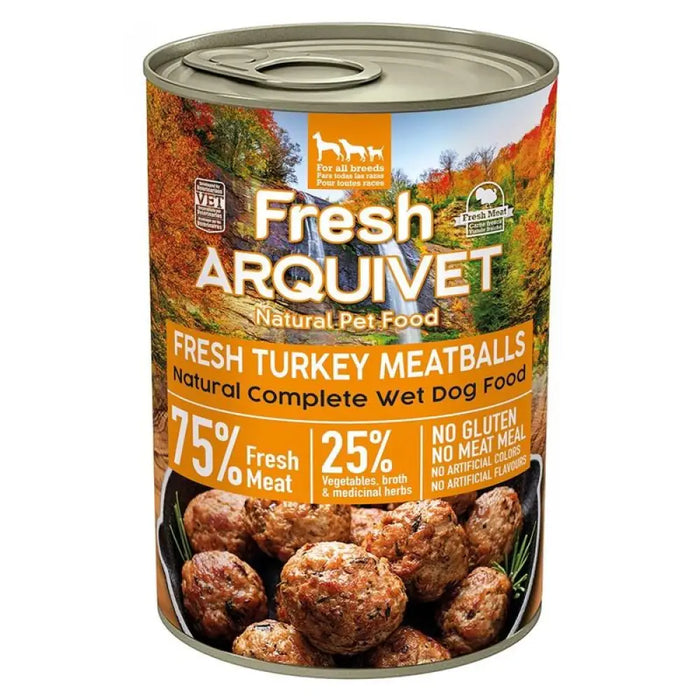 ARQUIVET Fresh Turkey Meatballs - мокра храна за кучета