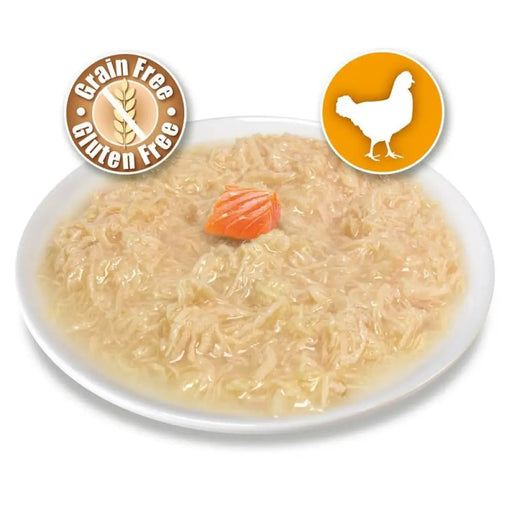 ARQUIVET Пиле в сос със сьомга - мокра котешка храна - 80гр