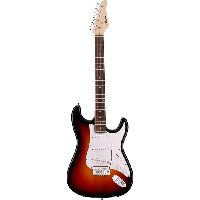 Arrow Tonecaster ST 111 Tobacco Burst Rosewood/White - Електрическа китара