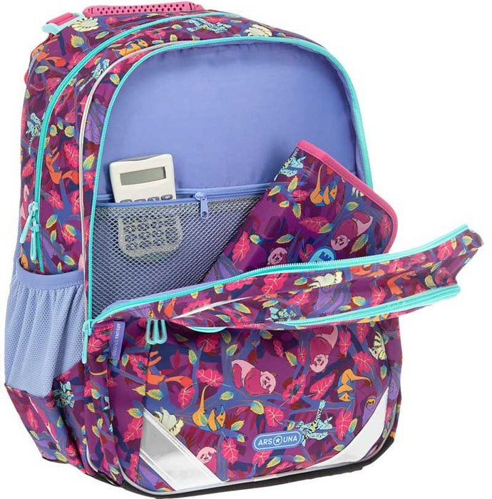 Ученическа раница Ars Una Ergo-Fit - Jungle, 24 l