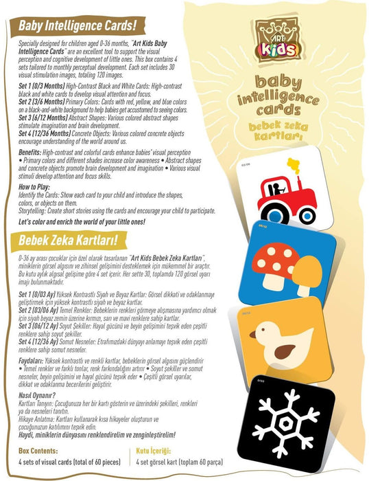 Настолна игра Baby Intelligence Cards - Детска