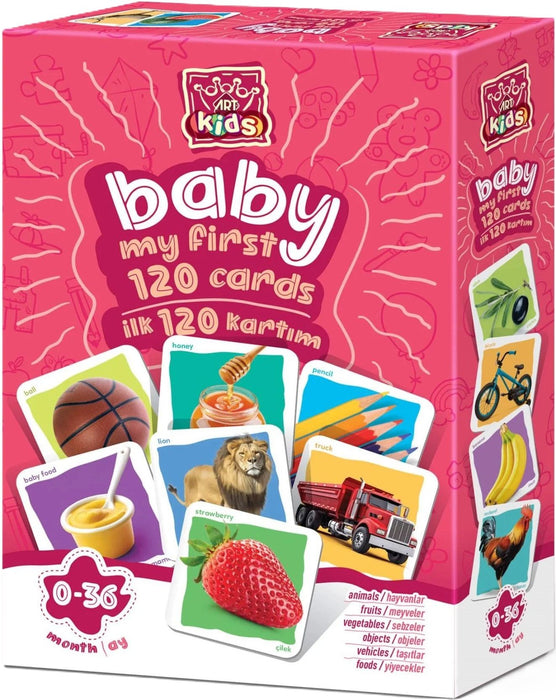Настолна игра Baby My First 120 Cards - Детска
