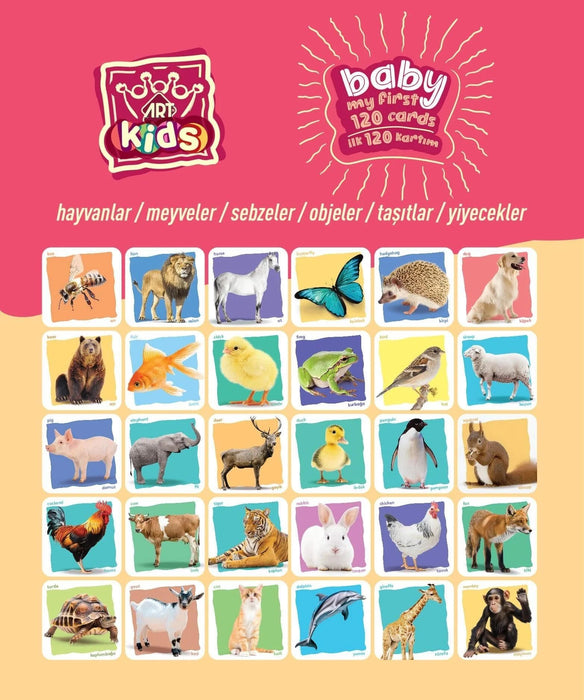 Настолна игра Baby My First 120 Cards - Детска