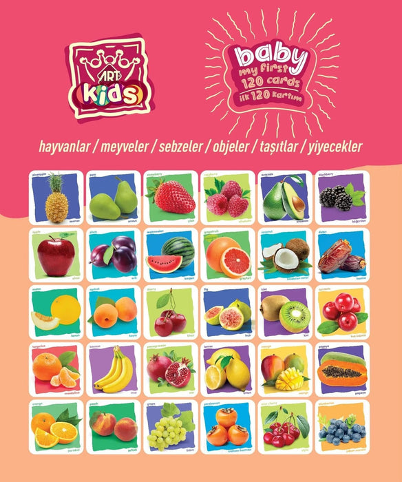 Настолна игра Baby My First 120 Cards - Детска