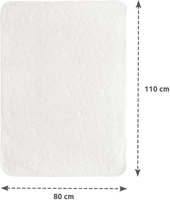 Бебешко одеяло Lorelli - Twinkle, 80 х 110 cm, бяло
