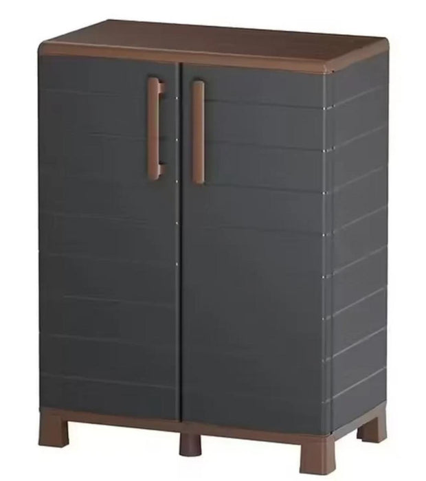 ШКАФ PVC PORTOFINO 68X37X90CM ТЪМНО СИВ