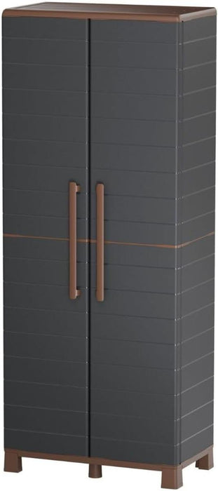 ШКАФ PVC PORTOFINO 68X37X169CM ТЪМНО СИВ
