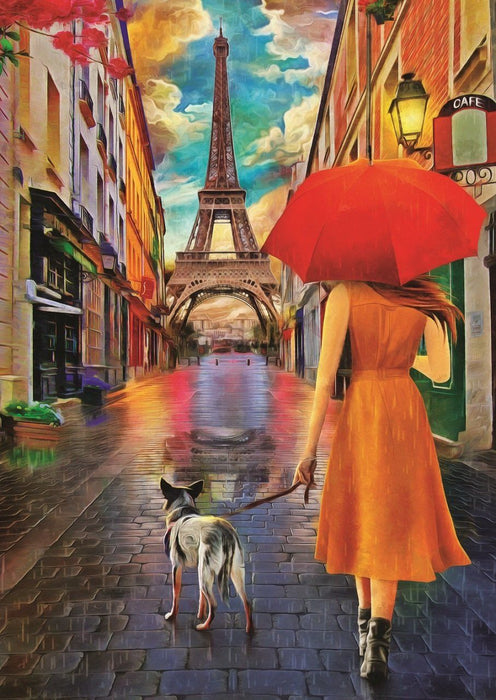 Пъзел Art Puzzle от 500 части - Под дъжда