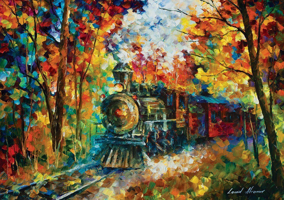 Пъзел Art Puzzle от 500 части - Есенен влак