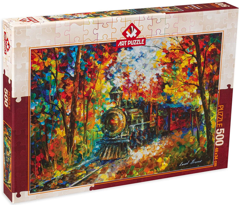 Пъзел Art Puzzle от 500 части - Есенен влак