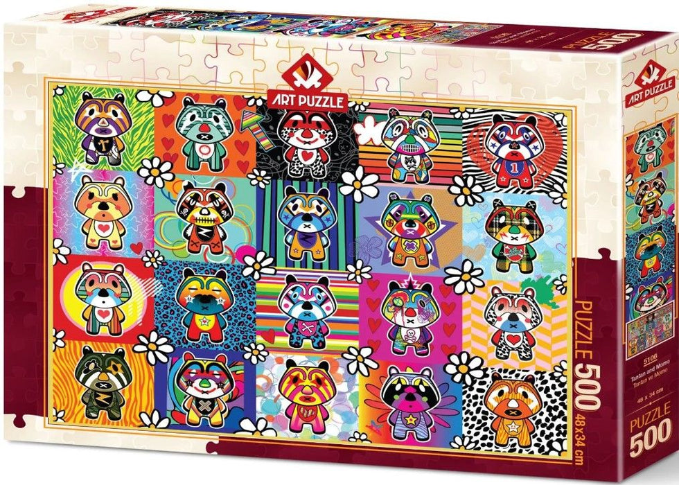 Пъзел Art Puzzle от 500 части - Тантан и Момо